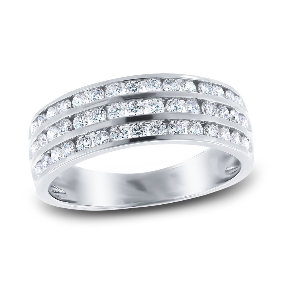 Diamond Anniversary Ring 3/4 ct tw Round 14K White Gold COOmzyr7 [COOmzyr7]