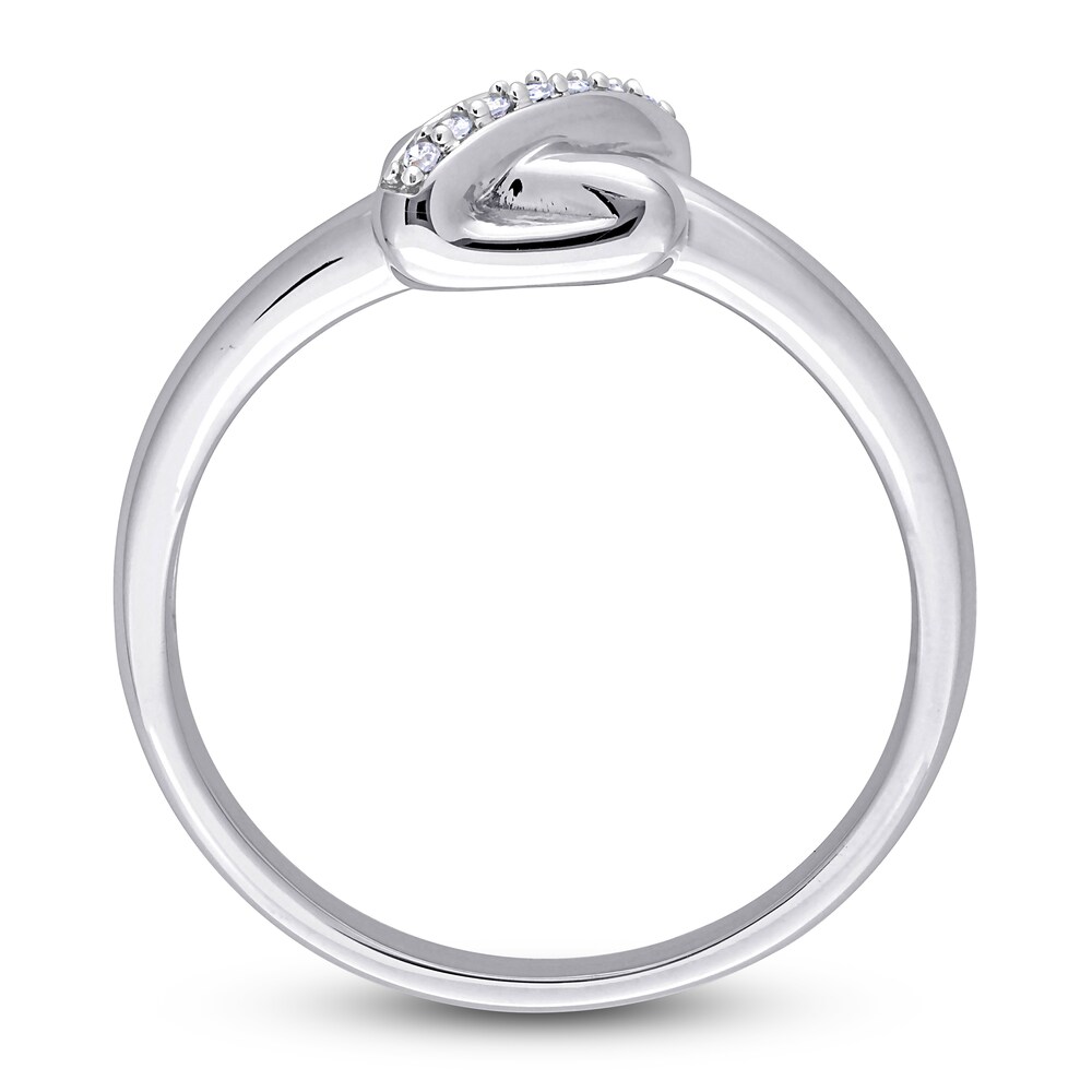 Y-Knot Ring Diamond Accents 14K White Gold CdzcWFIs