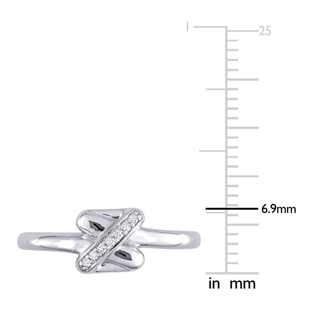 Y-Knot Ring Diamond Accents 14K White Gold CdzcWFIs