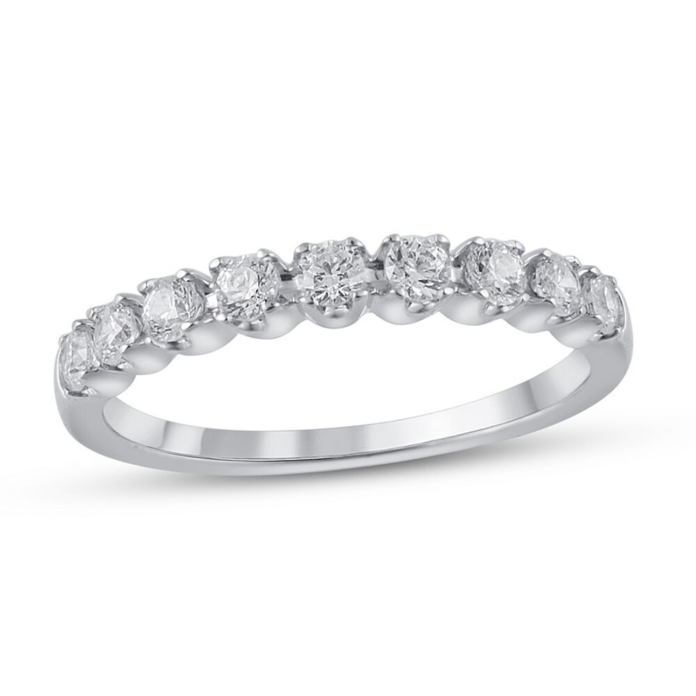 Diamond Anniversary Band 1/2 ct tw Round-cut Platinum D5NvDQiT