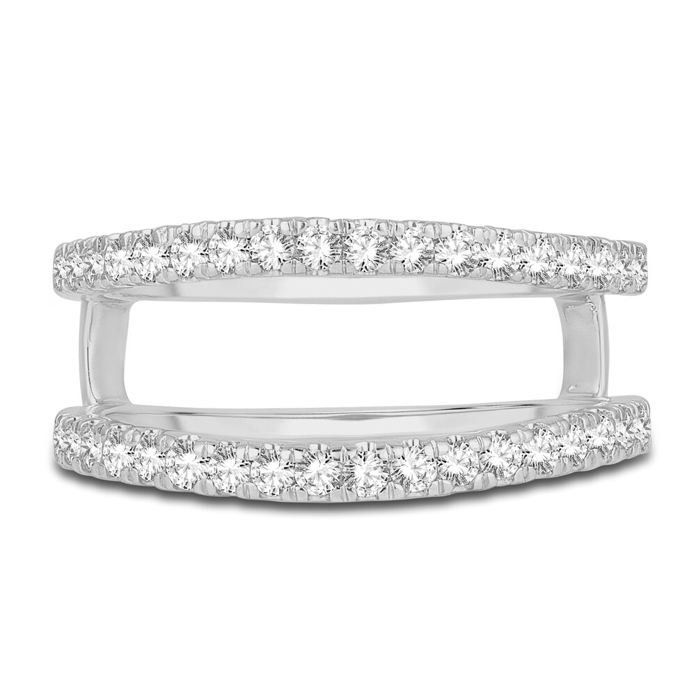 Diamond Enhancer Band 1/2 ct tw Round 14K White Gold Dh7c9pJ4