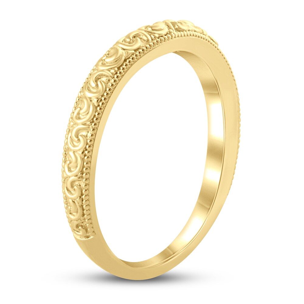 Wedding Band 14K Yellow Gold ELREHTFM