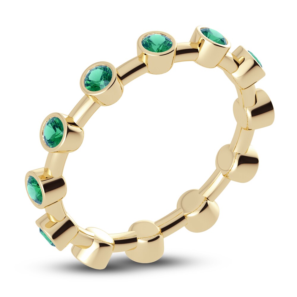 Juliette Maison Natural Emerald 10K Yellow Gold EhIjxYyp