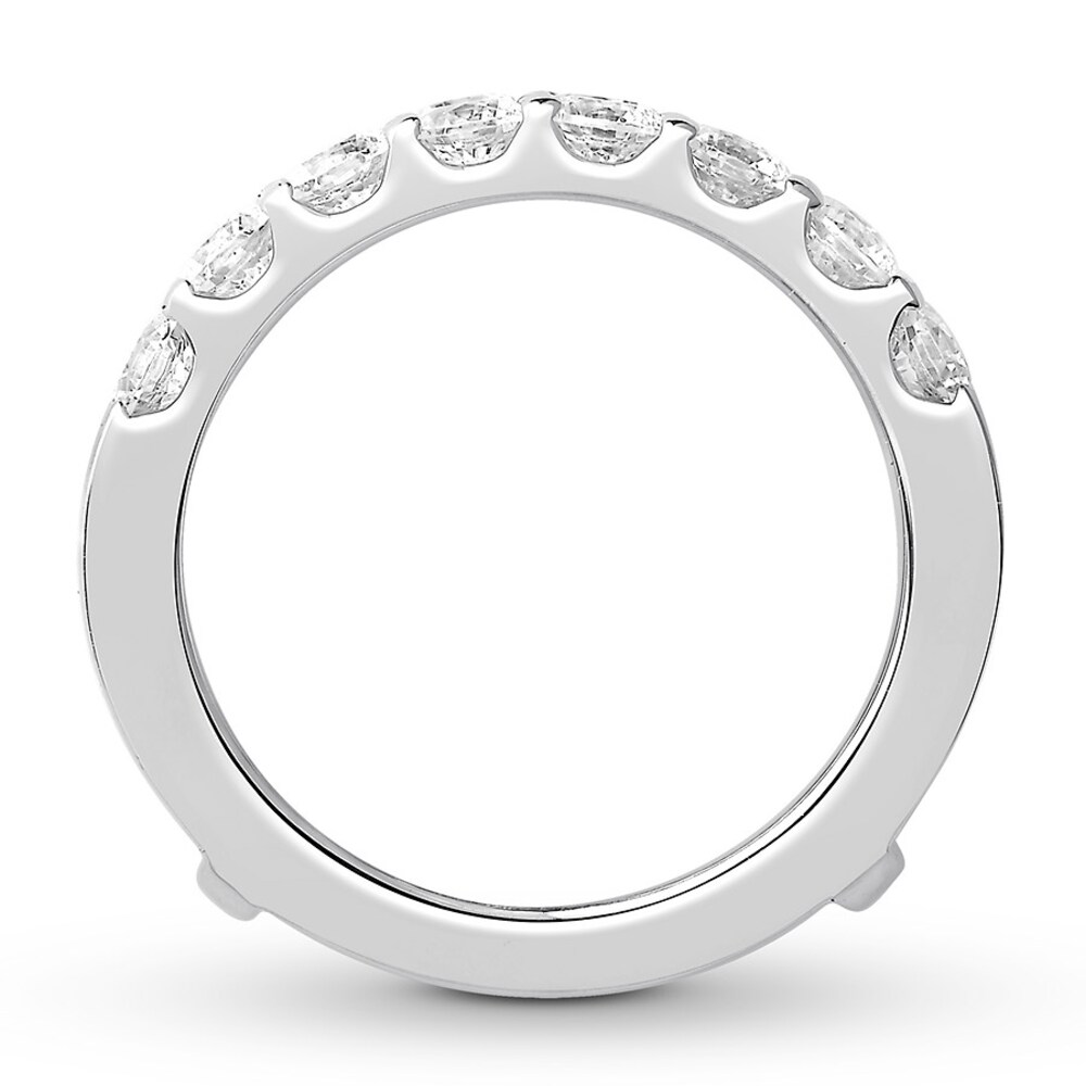 Diamond Enhancer Ring 2 ct tw Round-cut 14K White Gold Eq0NiMIV