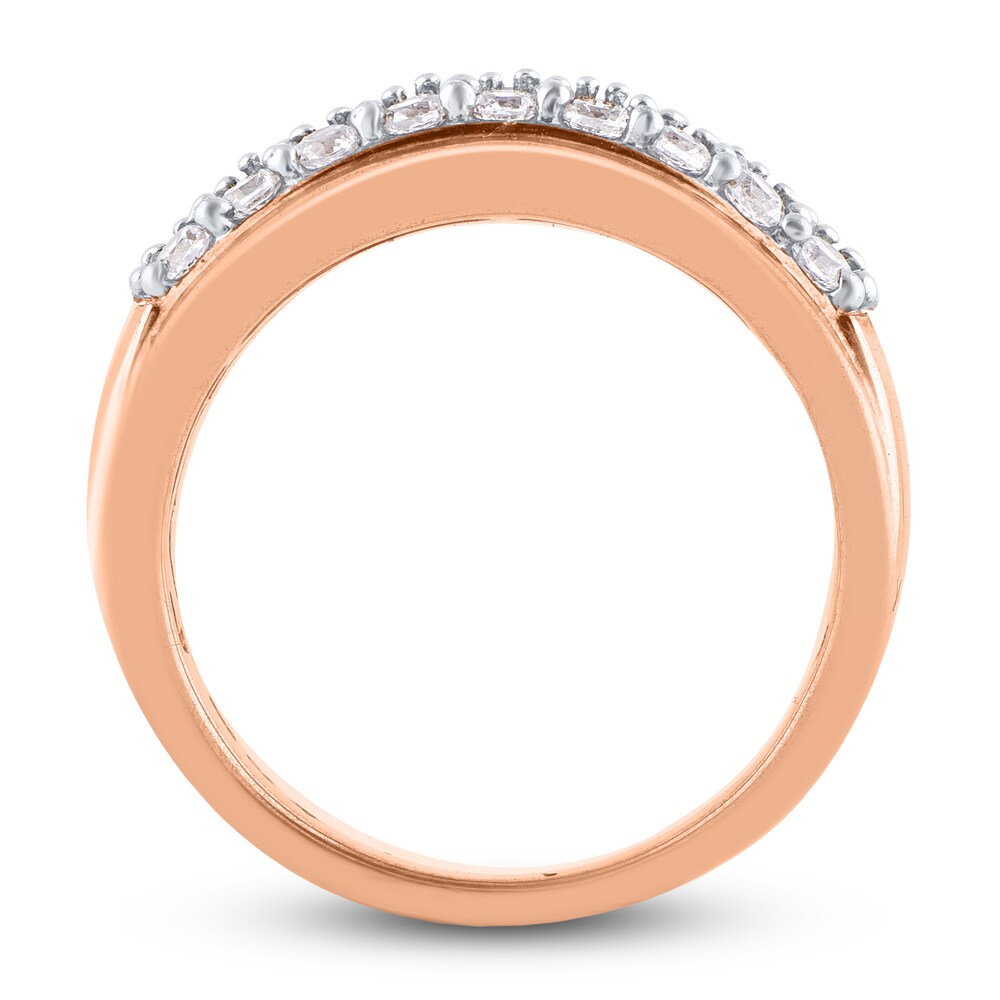 Diamond Anniversary Band 3/4 ct tw Round 14K Rose Gold F0kiQjct