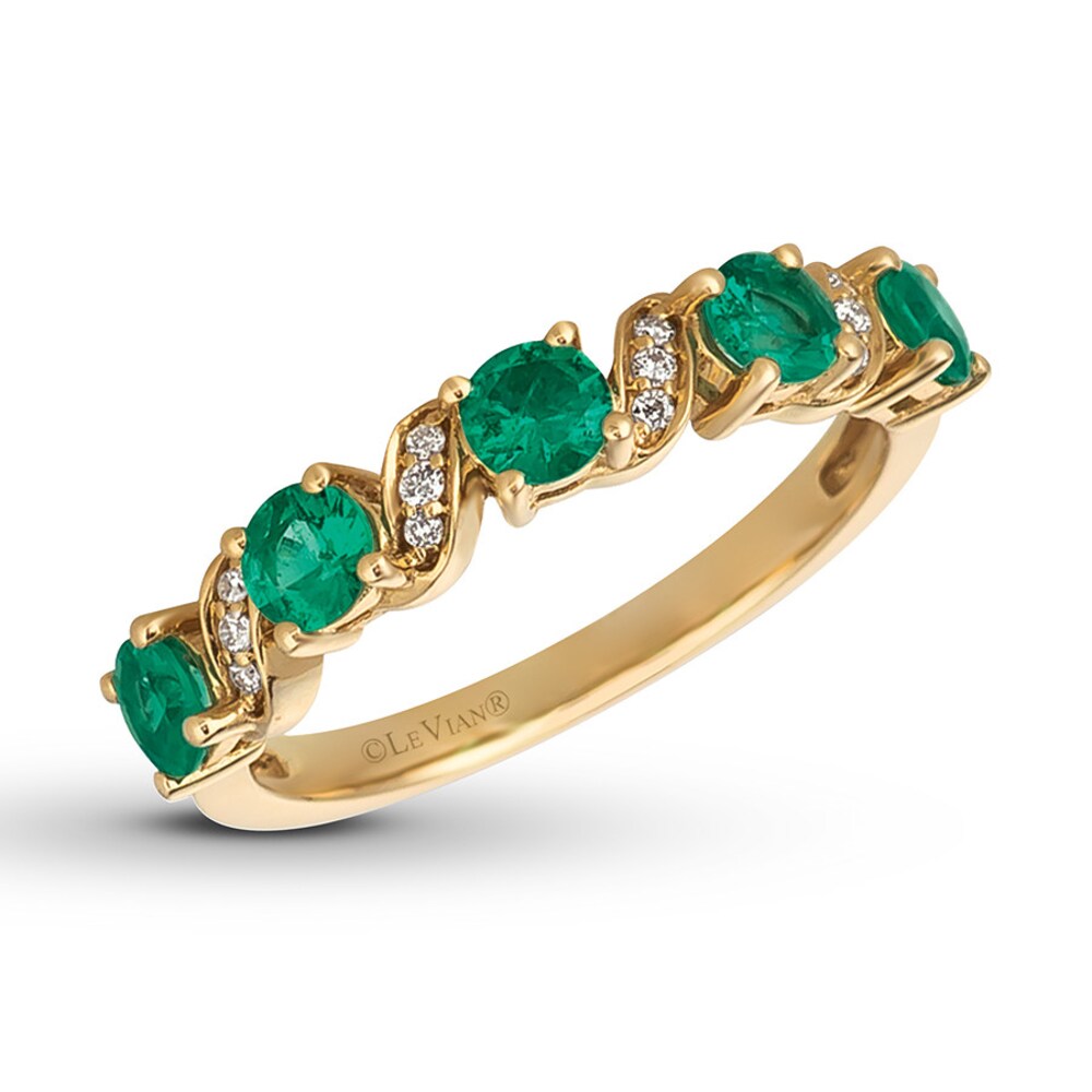 Le Vian Emerald Band Diamond Accents 14K Honey Gold FFyf0Srn