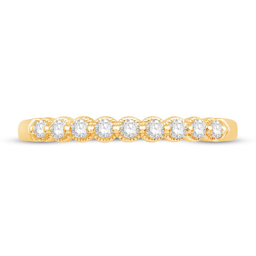 Diamond Anniversary Ring 1/5 ct tw Round 14K Yellow Gold Fc8aD9Kx