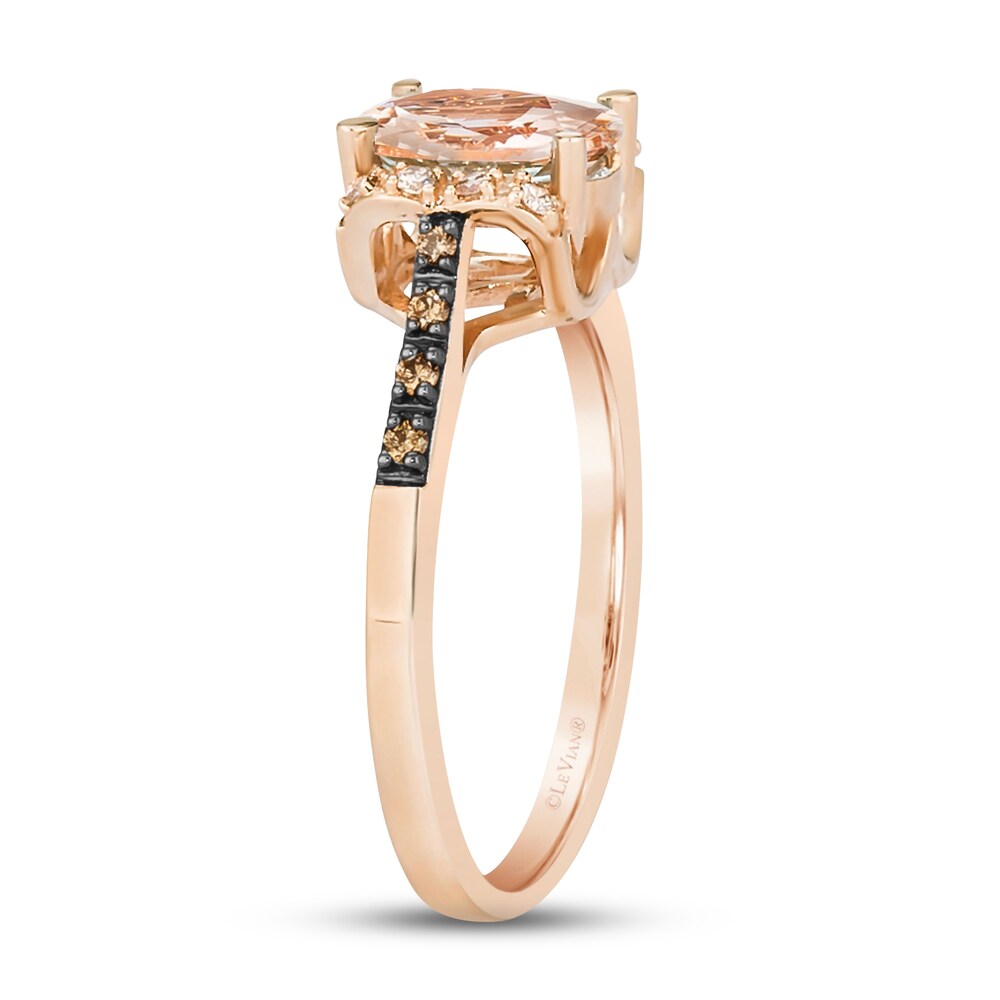 Le Vian Natural Morganite Ring 1/10 ct tw Diamonds 14K Strawberry Gold Fk6sIHFb