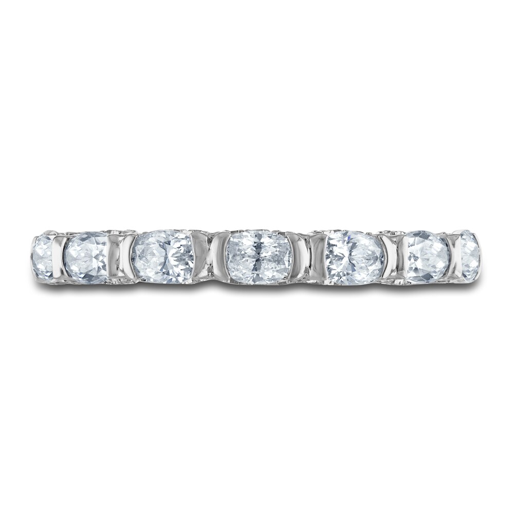 Diamond Anniversary Band 1 ct tw Oval/Round 14K White Gold FnegG70T