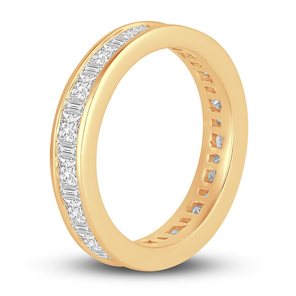 Diamond Eternity Band 2 ct tw Princess/Baguette 14K Yellow Gold G09c9Yyq