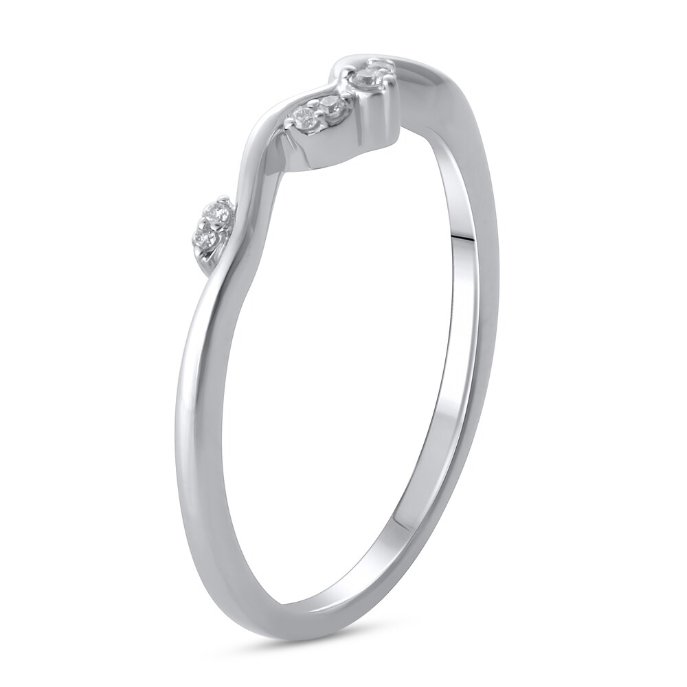 Contour Ring Diamond Accents 14K White Gold GmOnJikV