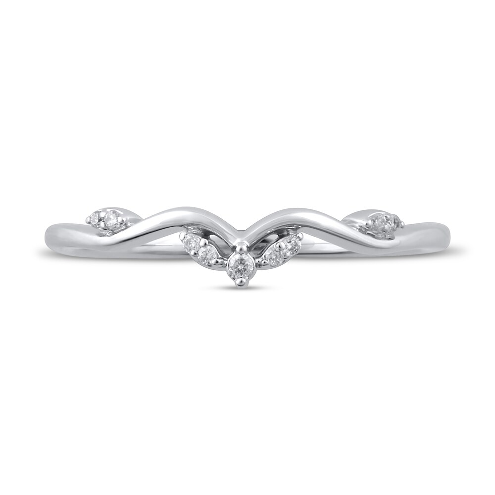 Contour Ring Diamond Accents 14K White Gold GmOnJikV