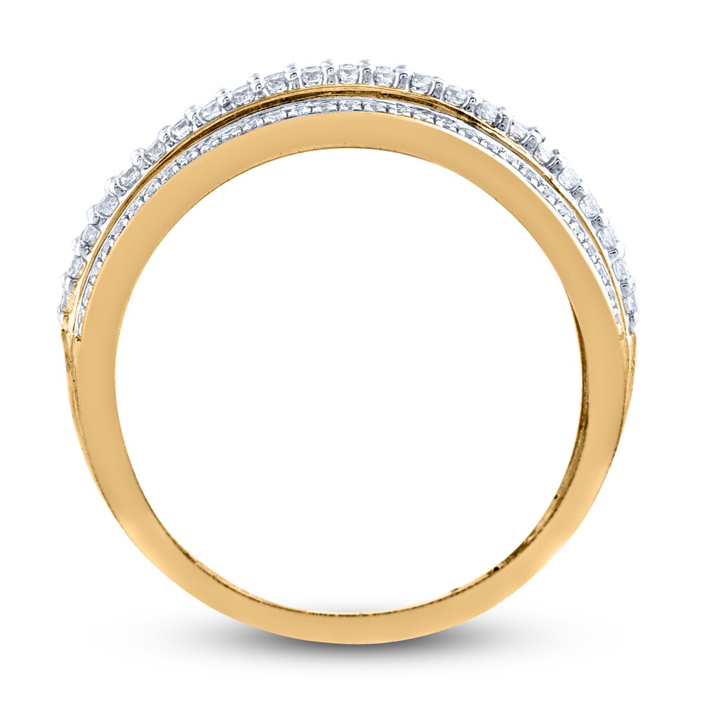 Diamond Anniversary Band 1/2 ct tw Round 14K Yellow Gold HA51Wk7S