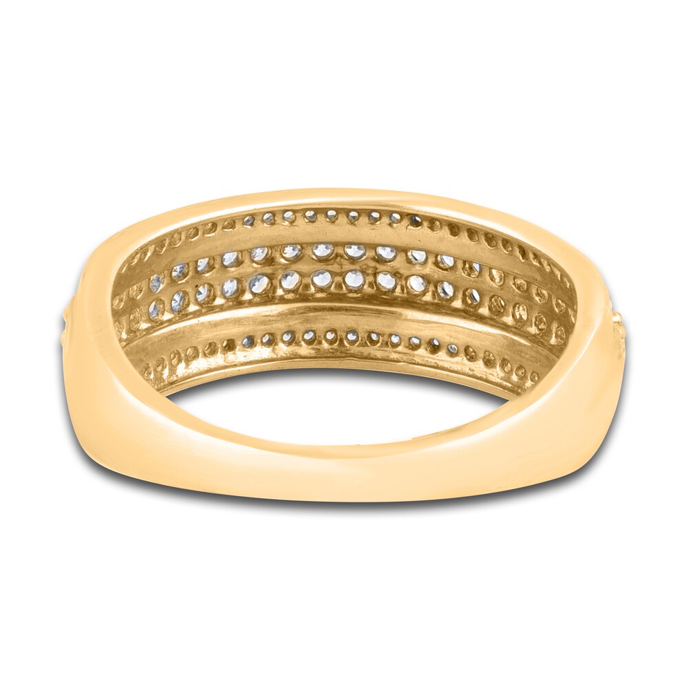 Diamond Anniversary Band 1/2 ct tw Round 14K Yellow Gold HA51Wk7S