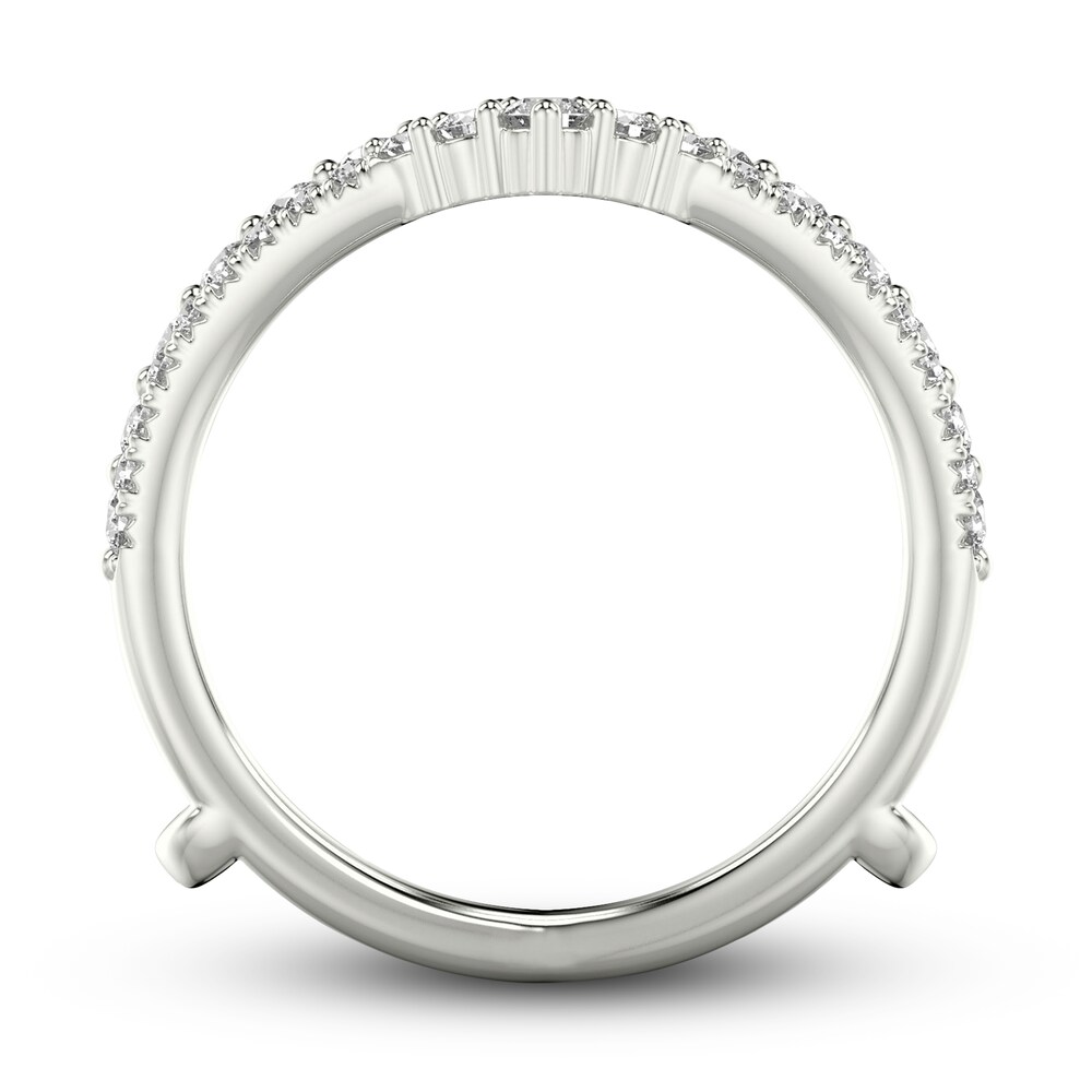 Diamond Enhancer Ring 1/2 ct tw Round 14K White Gold HLfawQ1F