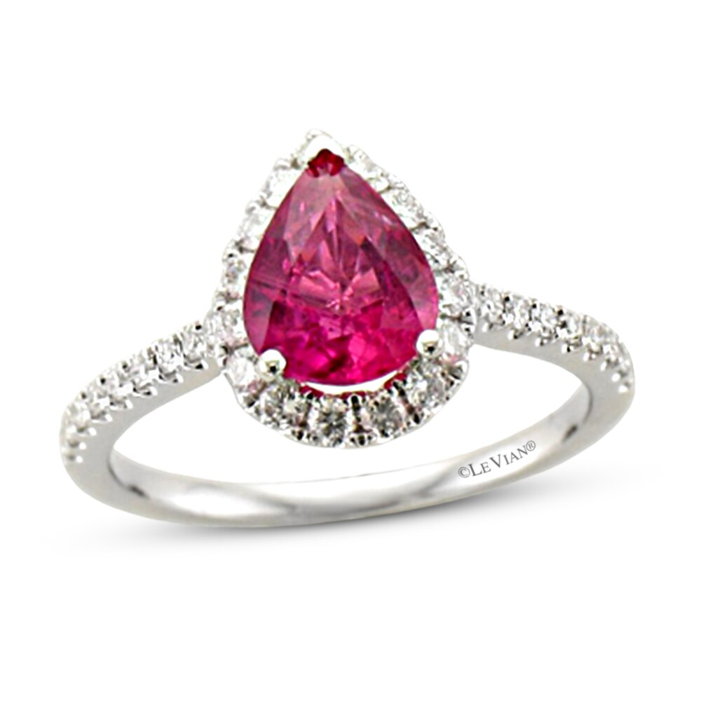 Le Vian Natural Ruby Ring 3/8 ct tw Diamonds 18K Vanilla Gold Hqq8PnS0 [Hqq8PnS0]