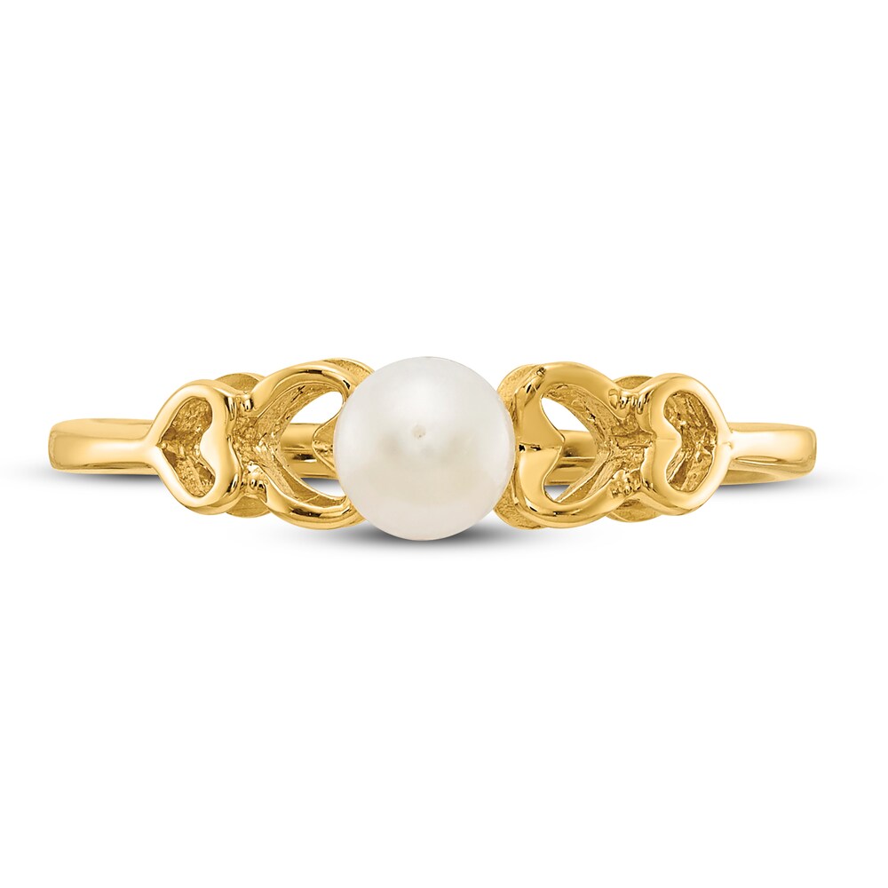 Cultured Freshwater Pearl Ring 14K Yellow Gold I3mZpH4Z