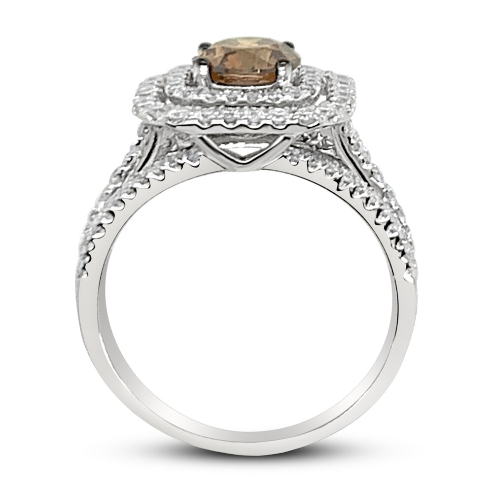 Le Vian Chocolate Diamond Ring 1-3/4 ct tw 18K Vanilla Gold IX7cjvvS