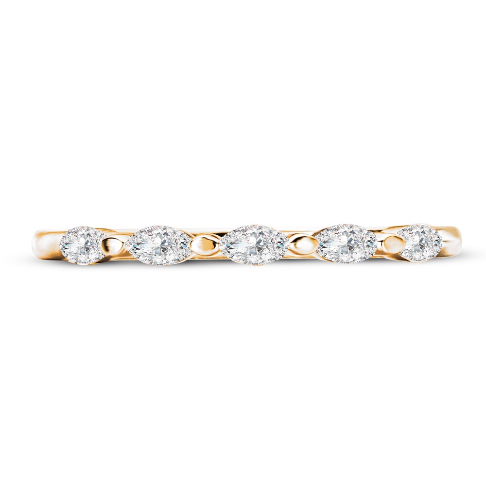 Diamond Anniversary Ring 1/4 ct tw Round 14K Yellow Gold IhPCEdIP