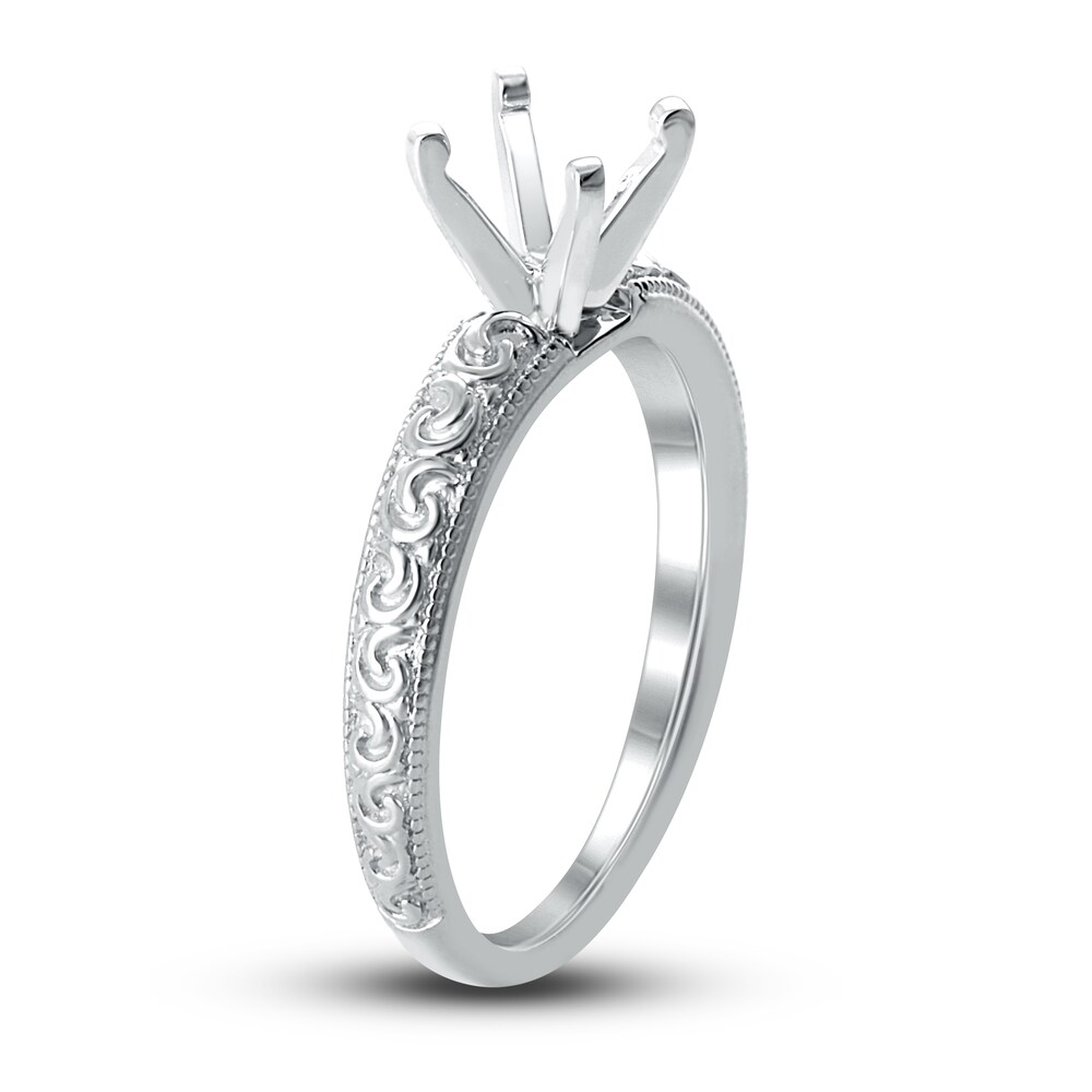 Diamond Ring Setting 14K White Gold JLvvnp9l