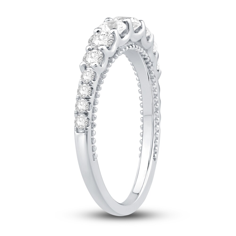 Diamond Anniversary Band 1 ct tw Round 18K White Gold JNAPLFx5