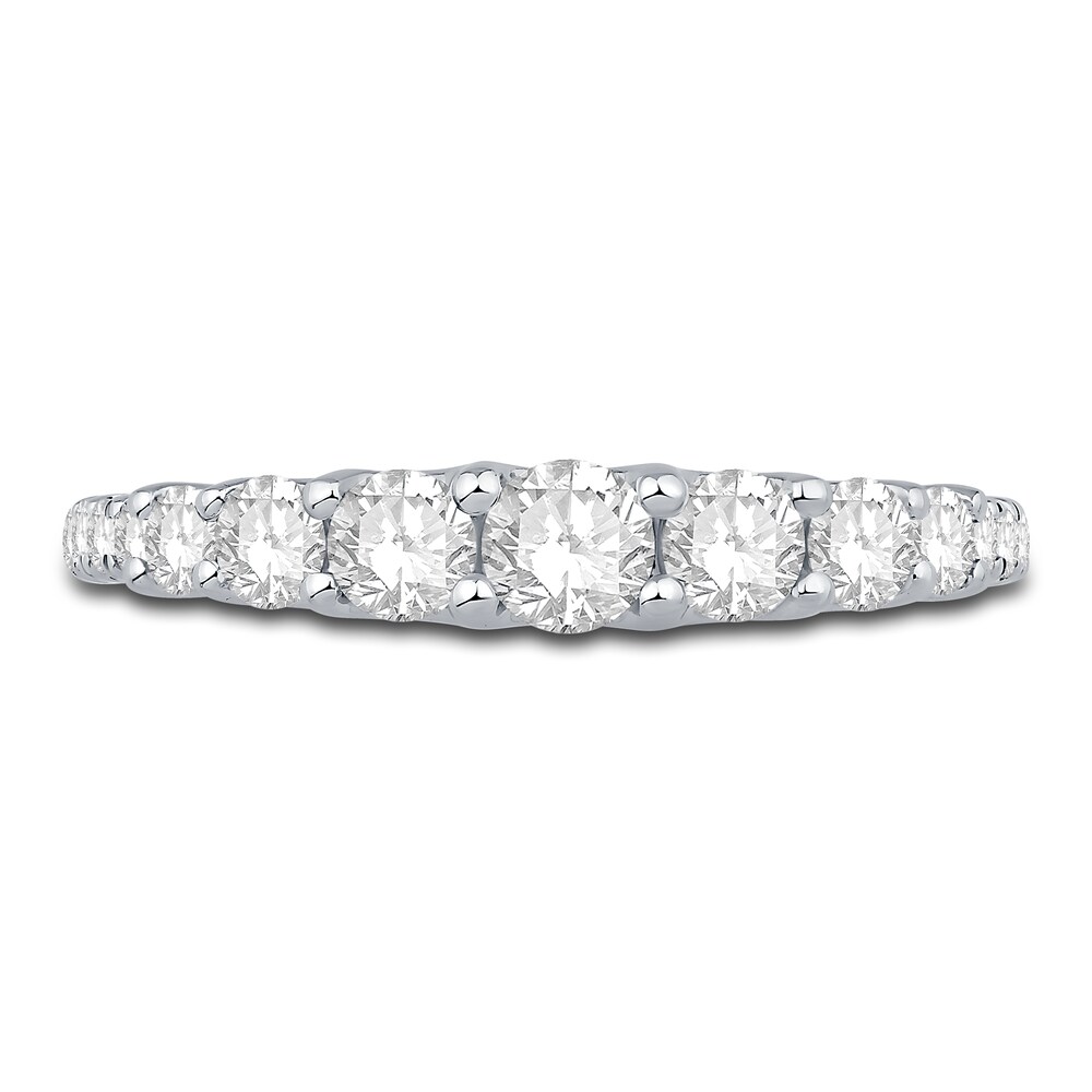 Diamond Anniversary Band 1 ct tw Round 18K White Gold JNAPLFx5