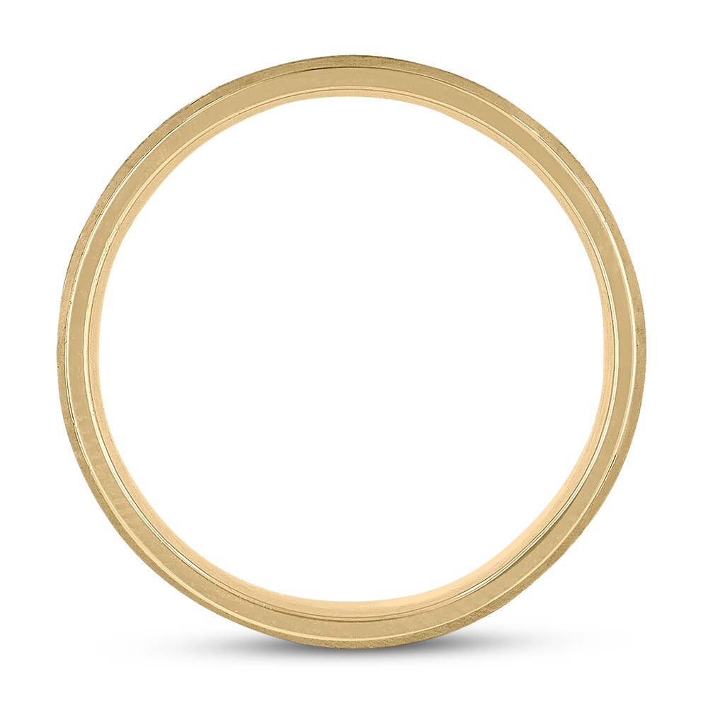 Wedding Band 14K Yellow Gold KIdTJ8zs