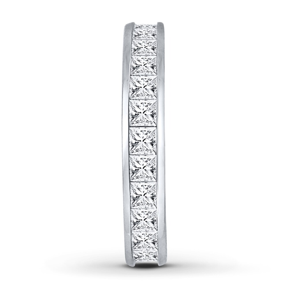 Diamond Eternity Band 2 ct tw Princess-cut 14K White Gold KSV4AkQU