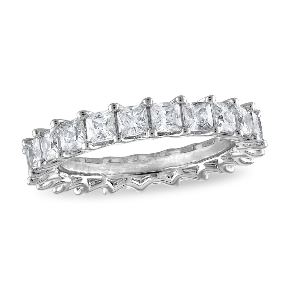 Diamond Eternity Band 3 ct tw Princess-cut 14K White Gold KUjM3oWZ