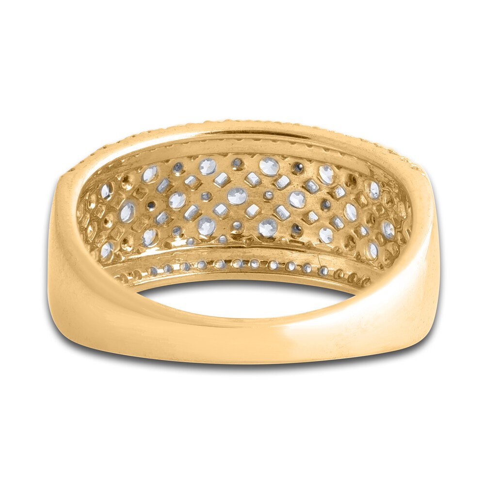 Diamond Anniversary Band 1 ct tw Round 14K Yellow Gold KfSsbiLR