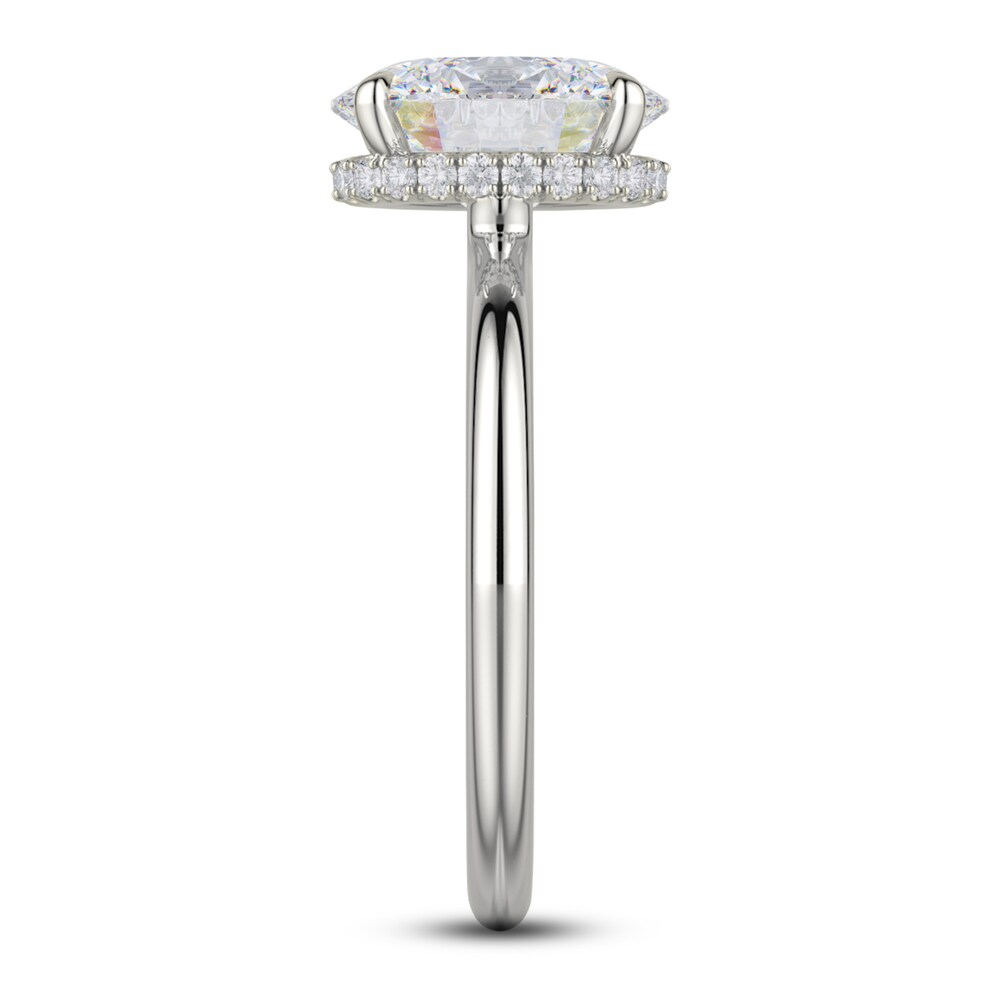 Michael M Diamond Engagement Ring Setting 1/10 ct tw Round 18K White Gold (Center diamond is sold separately) KnDEgBIE