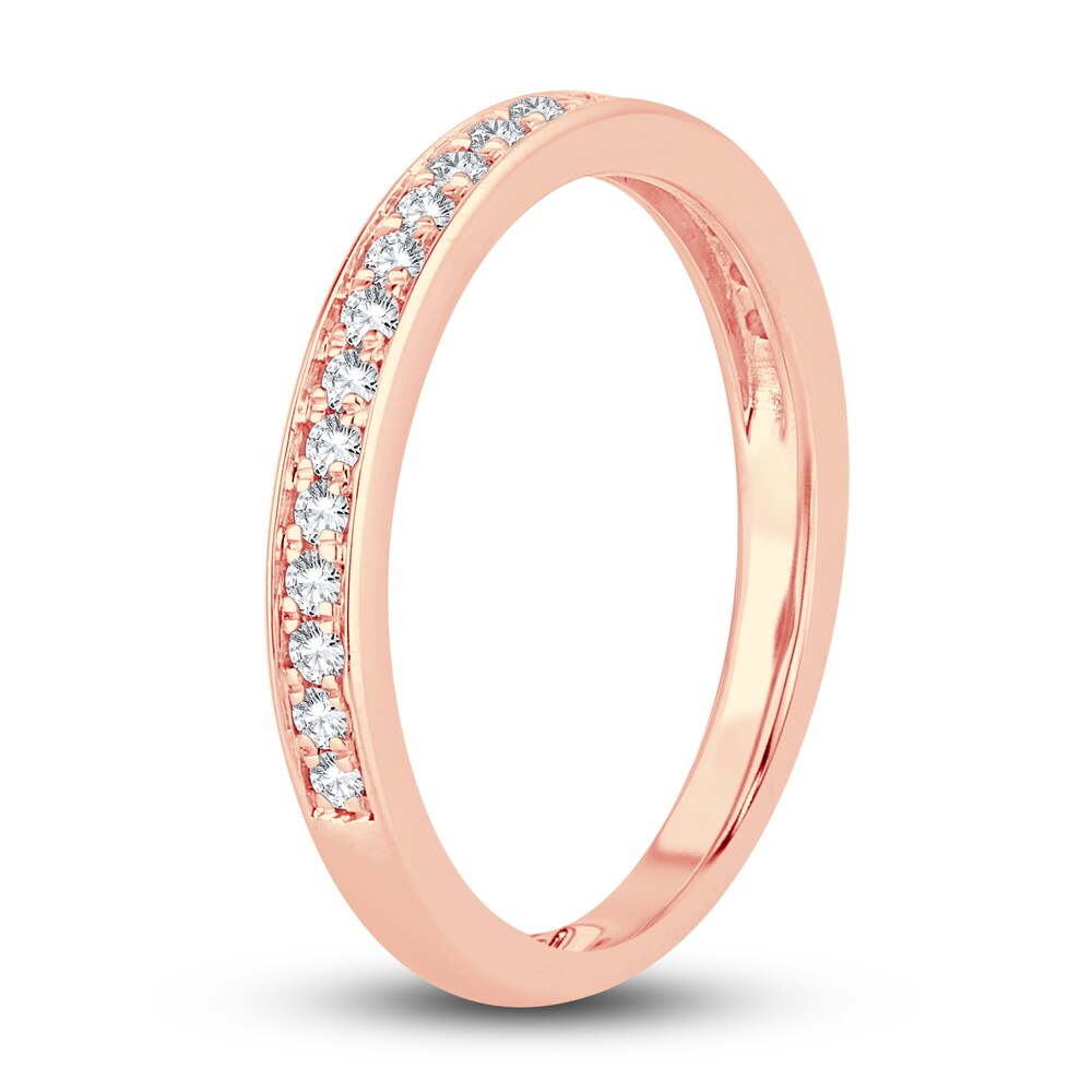 Diamond Anniversary Band 1/5 ct tw Round 14K Rose Gold KoH9iRmy