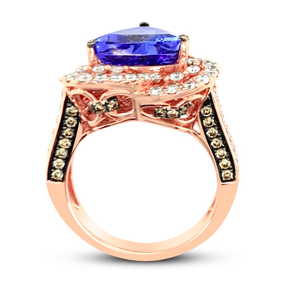 Le Vian Natural Tanzanite Ring 1-1/3 ct tw Diamonds 14K Strawberry Gold LPq4J8ai