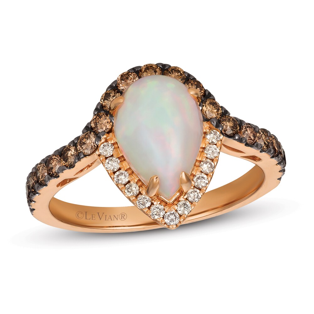 Le Vian Opal Ring 5/8 ct tw Diamonds 14K Strawberry Gold LfMrTkLU
