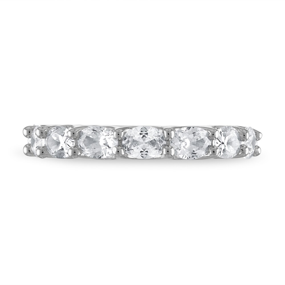 Diamond Eternity Band 3 ct tw Oval 14K White Gold LmQ3f6o8