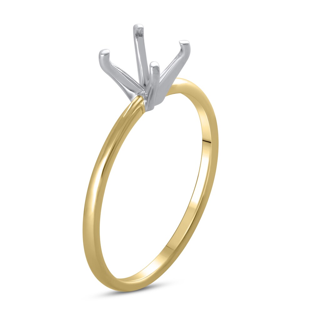 Solitaire Ring Setting 14K Yellow Gold LxXZ1N6G