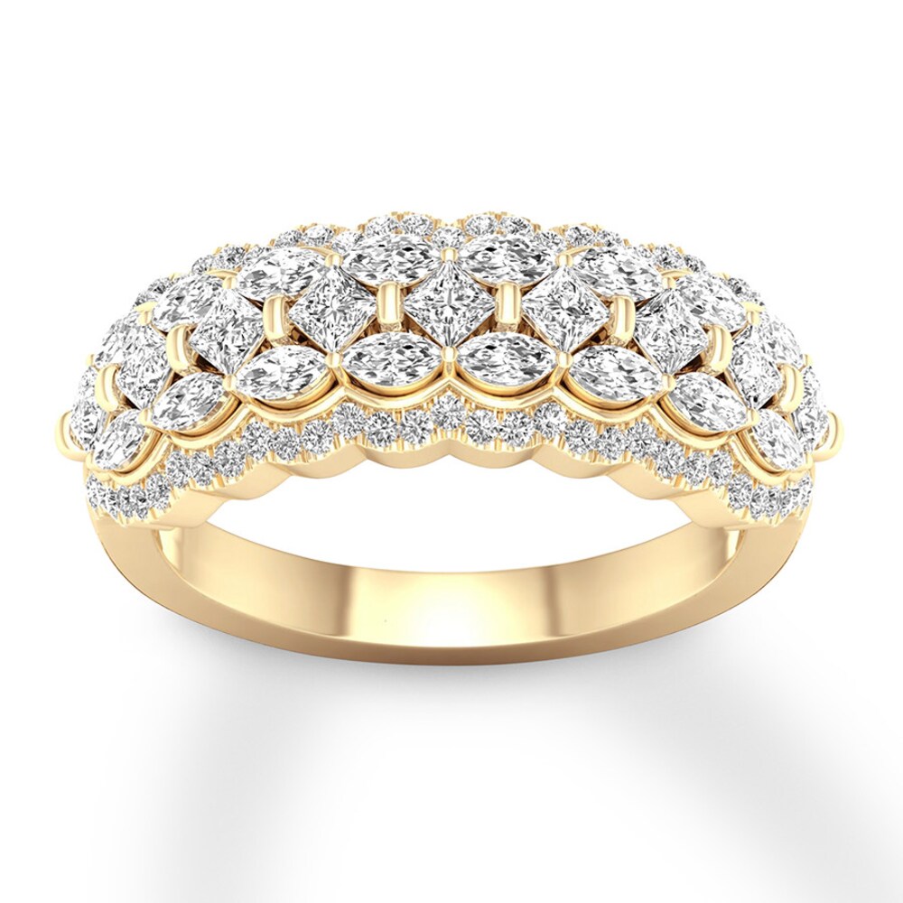 Diamond Anniversary Band 1-1/4 carat tw 14K Yellow Gold MuQ3iUEZ [MuQ3iUEZ]