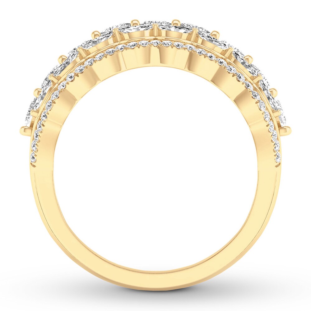 Diamond Anniversary Band 1-1/4 carat tw 14K Yellow Gold MuQ3iUEZ