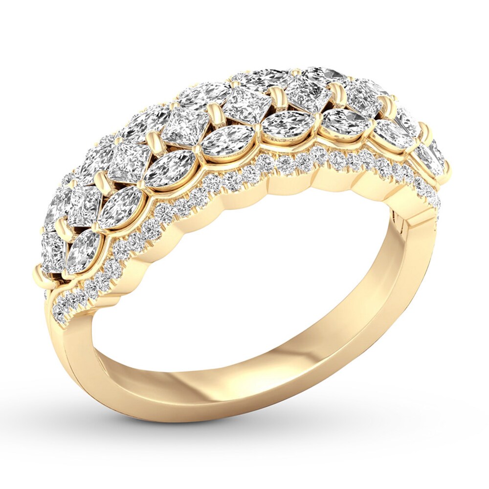 Diamond Anniversary Band 1-1/4 carat tw 14K Yellow Gold MuQ3iUEZ