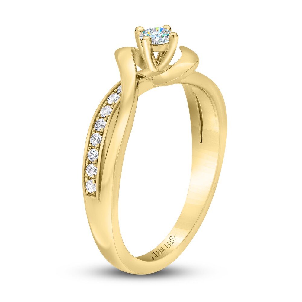 THE LEO First Light Diamond Ring 1/3 ct tw 14K Yellow Gold N8ZuIlmT