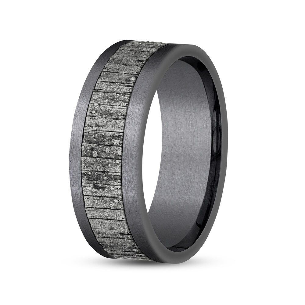 Wedding Band Tantalum/14K White Gold NHVrVCY3