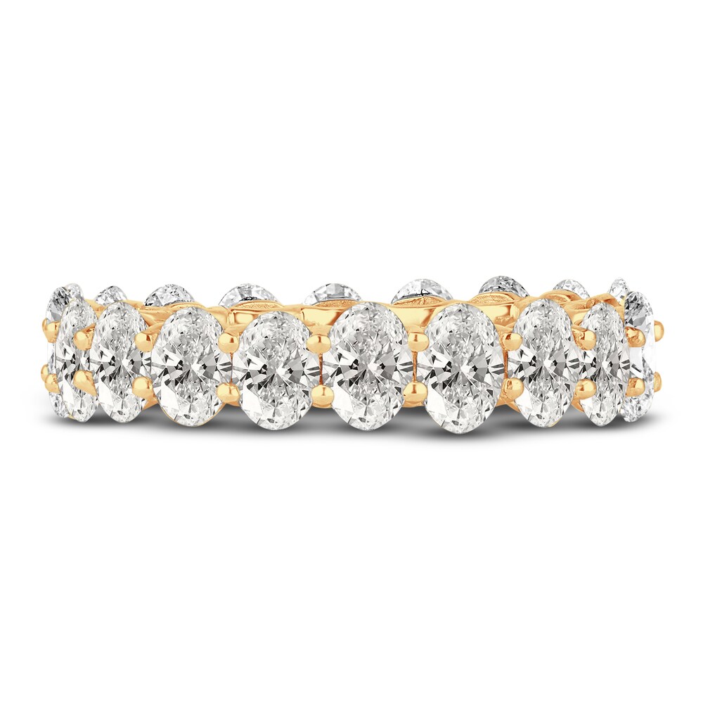 Diamond Eternity Band 4 ct tw Oval 14K Yellow Gold NMD7dpMJ