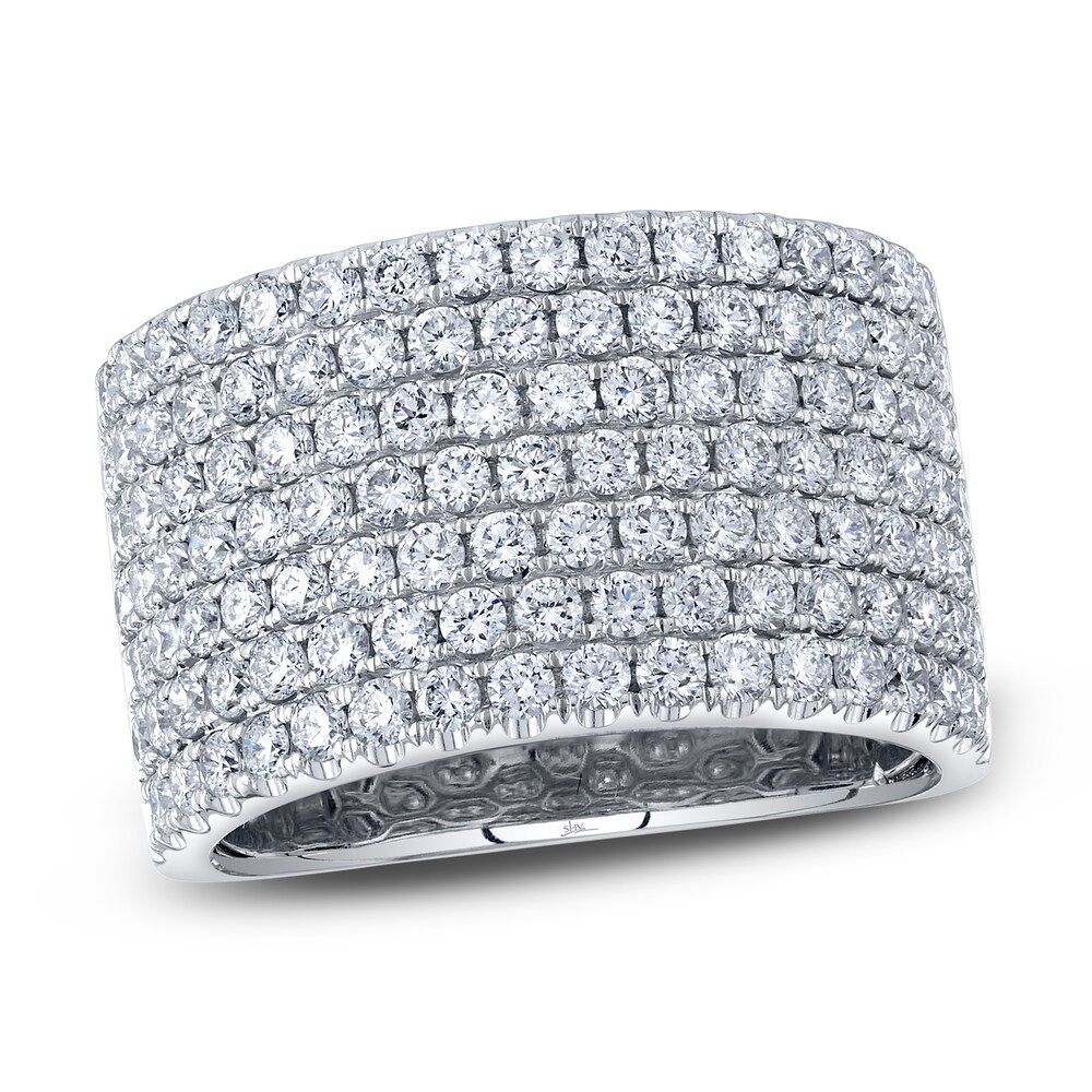 Shy Creation Diamond Pave Ring 2 ct tw Round 14K White Gold SC55022796V3 NZu7821o