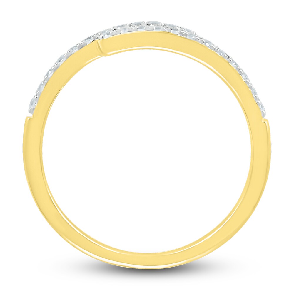 Diamond Stackable Ring 1/5 ct tw Round 10K Yellow Gold Nq8C5oIe