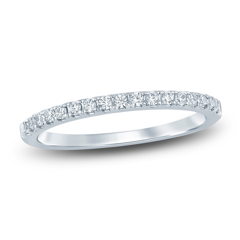 Diamond Stackable Anniversary Band 1/4 ct tw Round 14K White Gold O6sYFHMb [O6sYFHMb]