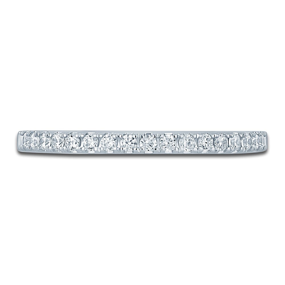 Diamond Stackable Anniversary Band 1/4 ct tw Round 14K White Gold O6sYFHMb