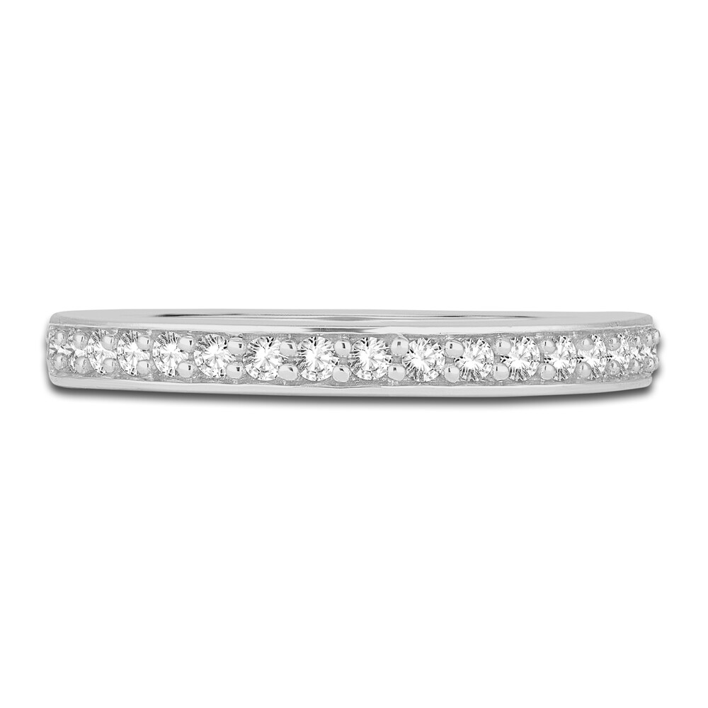 Diamond Wedding Band 1/4 ct tw Round 14K White Gold OjlceIk9