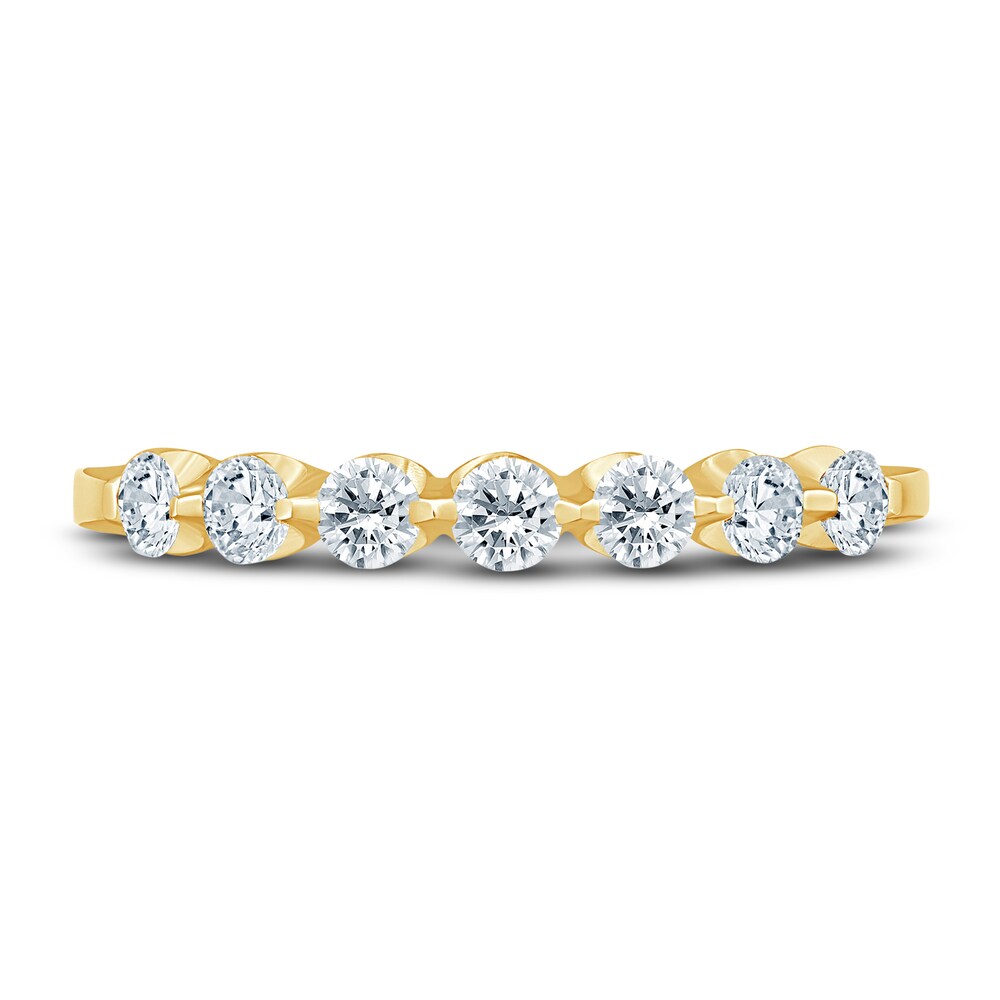 Diamond Anniversary Band 1/2 ct tw Round 14K Yellow Gold PMjWN5vG