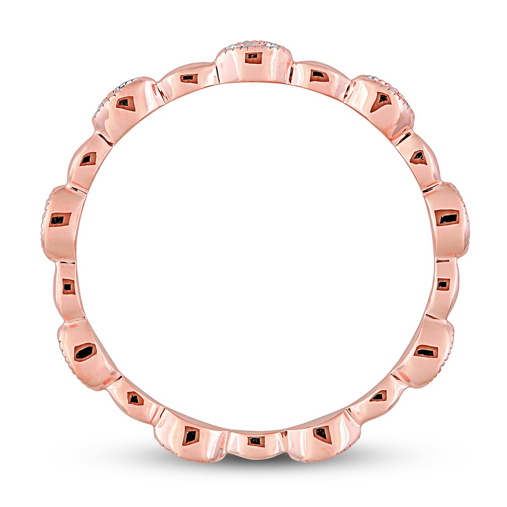 Diamond Ring 1/10 ct tw Round 10K Rose Gold PWGUZDvm