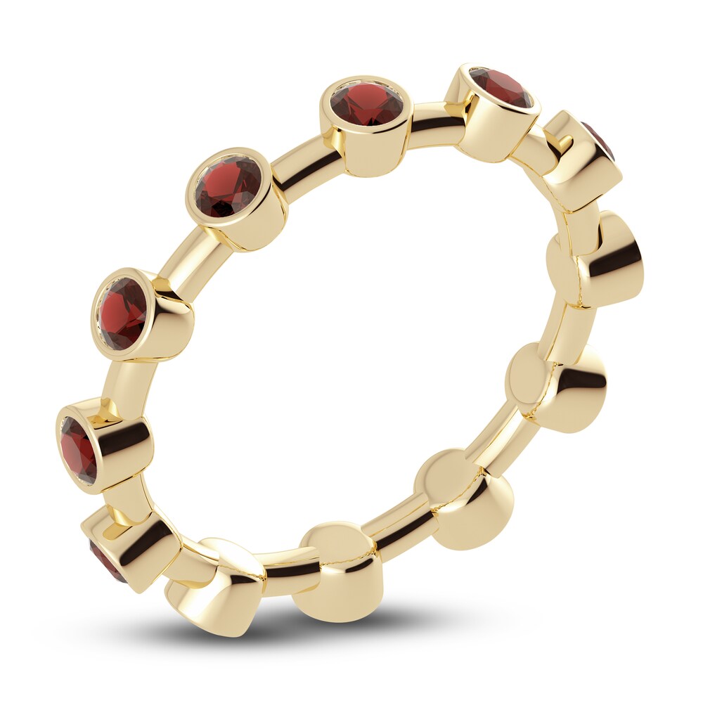 Juliette Maison Natural Garnet Ring 10K Yellow Gold PpSf1EWm